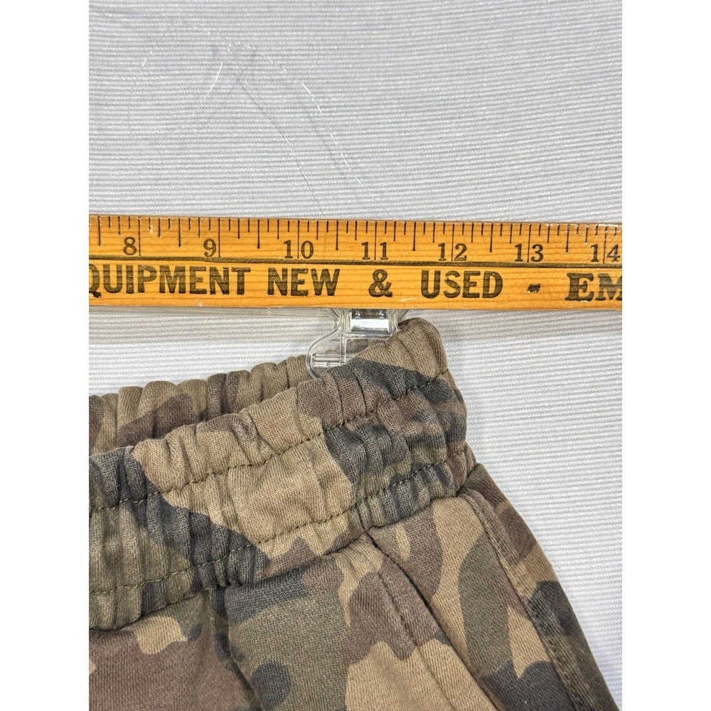 YoungLA Mens Lounge Short Sz M Green Camo Running Gym Workout 4" Ins - Picture 9 of 16